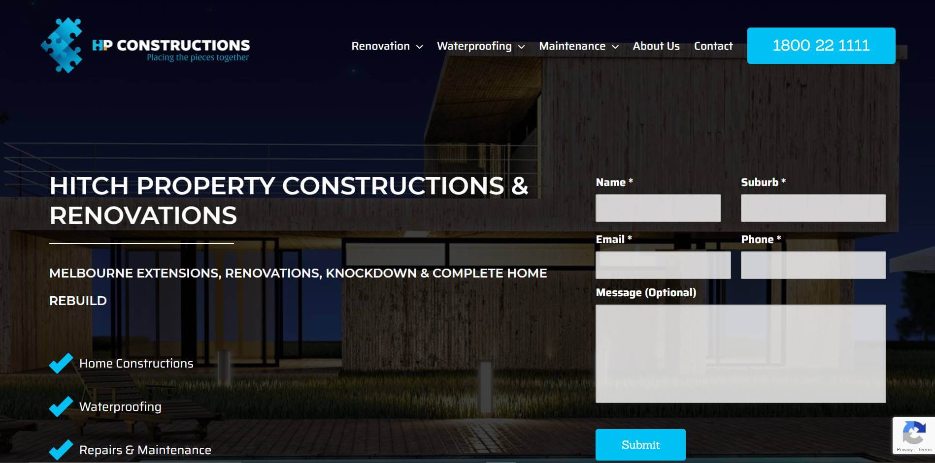 hitch property constructions